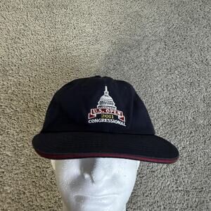 USGA Hat Cap Strap Back Mens One Size Blue US Open 2011 Congressional